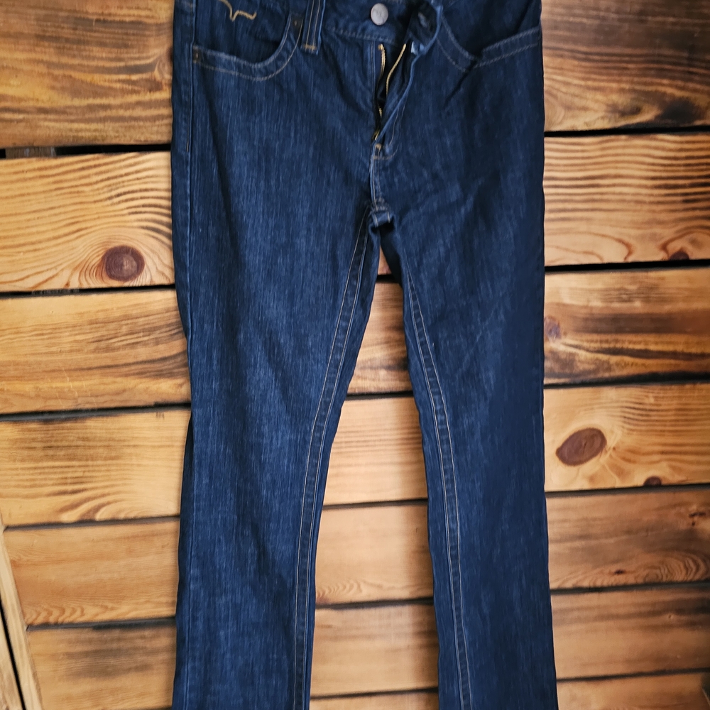 Kimes Ranch Women's Straight Leg Jeans - Dark Blue